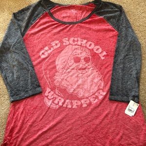 Old school wrapper raglan